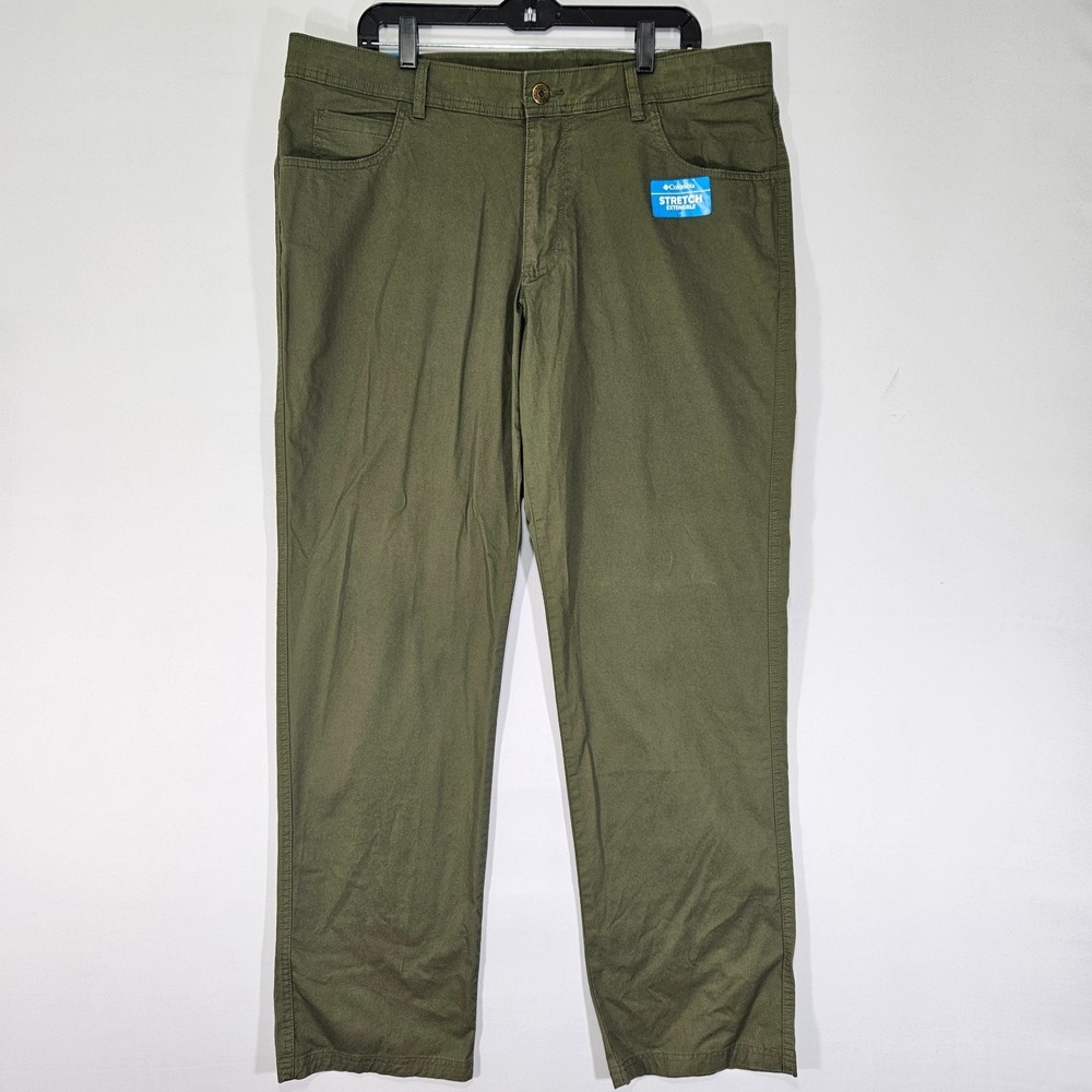 Columbia Men's Pants Rapid Rivers Pant Green Size 38x34 Regular Fit NEW